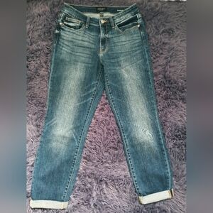 Judy Blue Boyfriend Cropped Jeans